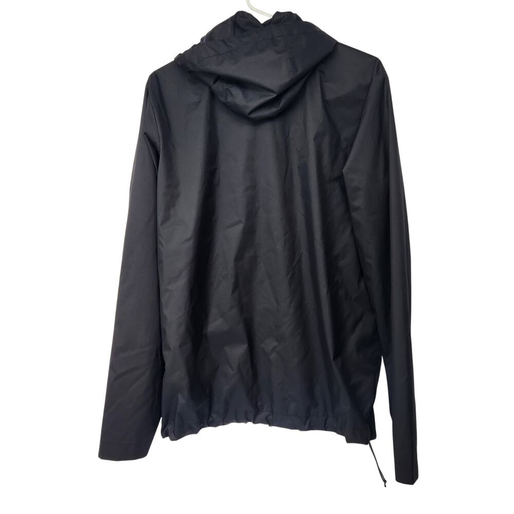 REI CO-OP Black Lightweight Full Zip Hooded Rain Jacket Windbreaker Men's L - Picture 11 of 11
